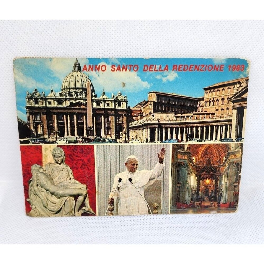 Vintage 1983 Anno Santo Della Redenzione Postcard